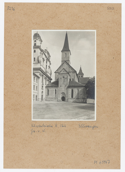 Vorschaubild Ellwangen: Stiftskirche St. Veit, Aussenansicht von Westen